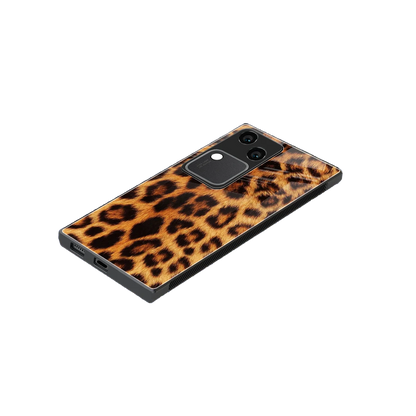 Cheetah Fur stylish phone case for vivo v30 | glossy glass and slim fit