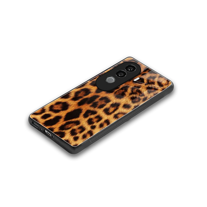 Cheetah Fur stylish phone case for vivo v40e | glossy glass and slim fit