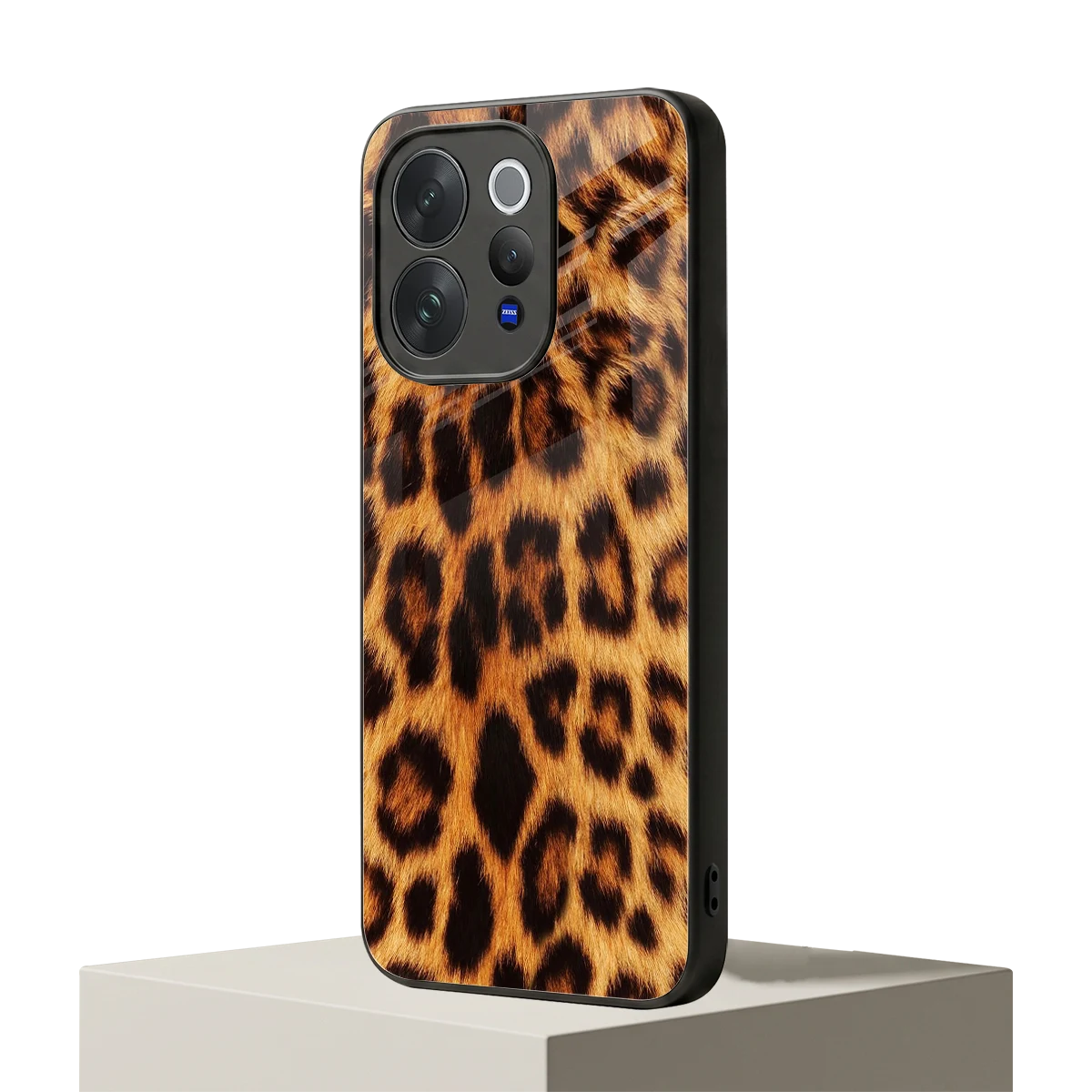 Cheetah Fur vivo v70 mobile cover | shockproof glass phone case