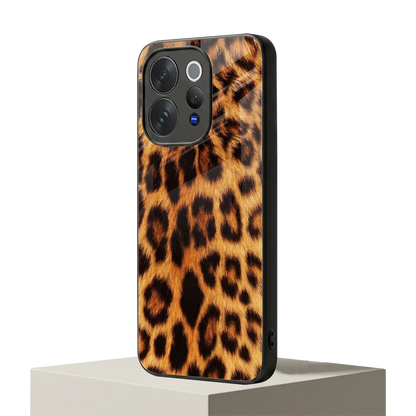 Cheetah Fur vivo v70 mobile cover | shockproof glass phone case