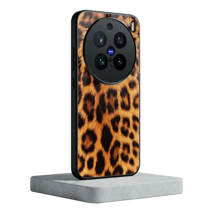 Cheetah Fur vivo x200 pro mobile cover | shockproof glass phone case