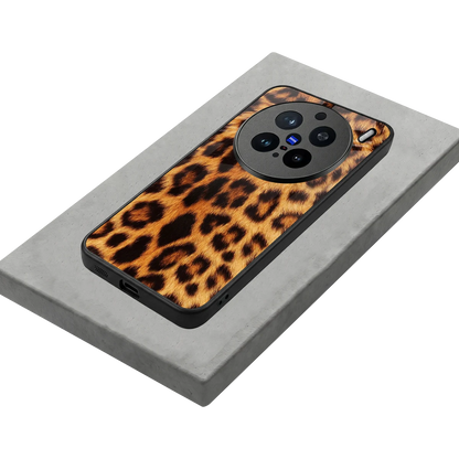 Cheetah Fur stylish phone case for vivo x200 pro | glossy glass and slim fit