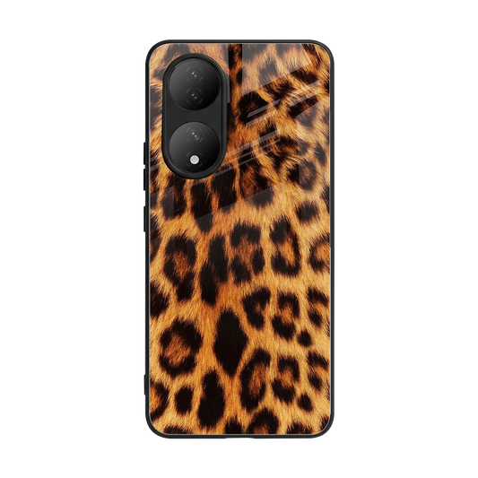 Cheetah Fur back phone cover | glass case for Vivo-y100