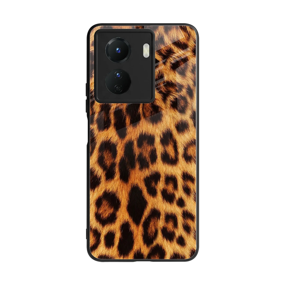 Cheetah Fur back phone cover | glass case for vivo y16