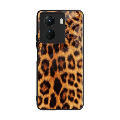 Cheetah Fur back phone cover | glass case for vivo y16