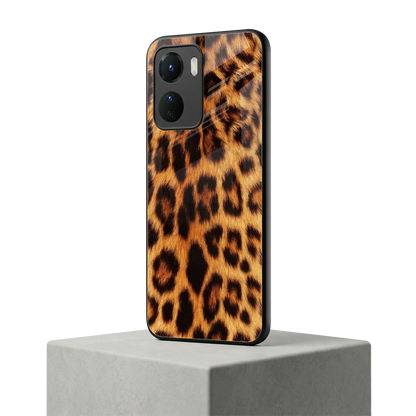 Cheetah Fur vivo y16 mobile cover | shockproof glass phone case