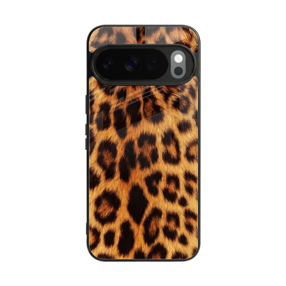 Cheetah Fur back phone cover | glass case for google pixel 10 pro