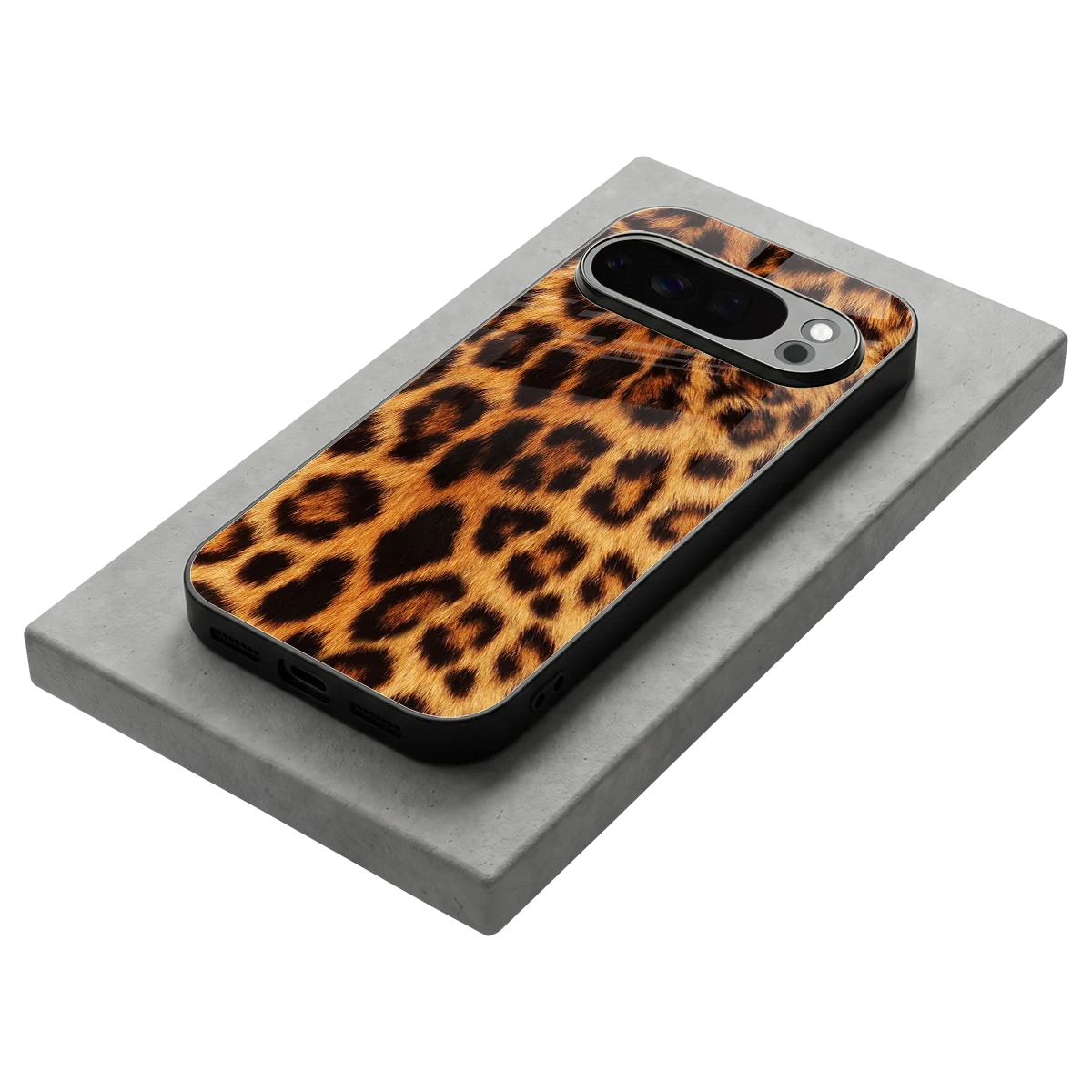 Cheetah Fur stylish phone case for google pixel 10 pro | glossy glass and slim fit