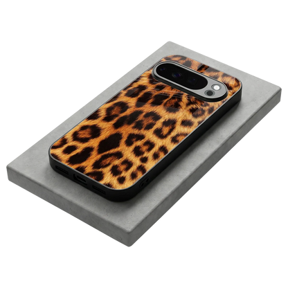 Cheetah Fur stylish phone case for google pixel 10 pro | glossy glass and slim fit