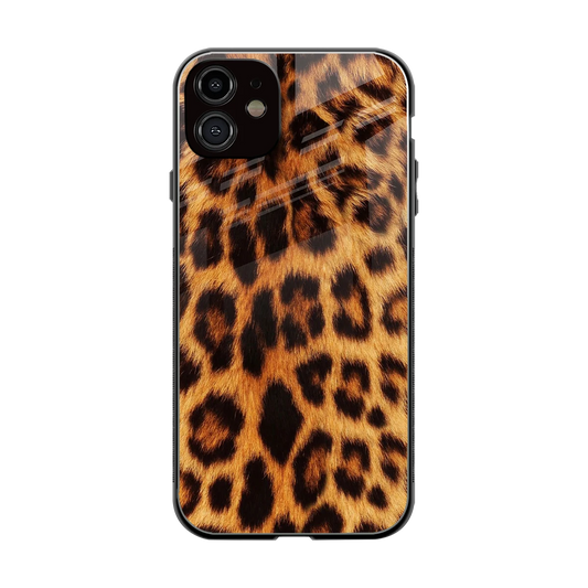 Cheetah Fur back phone cover | glass case for iphone 12