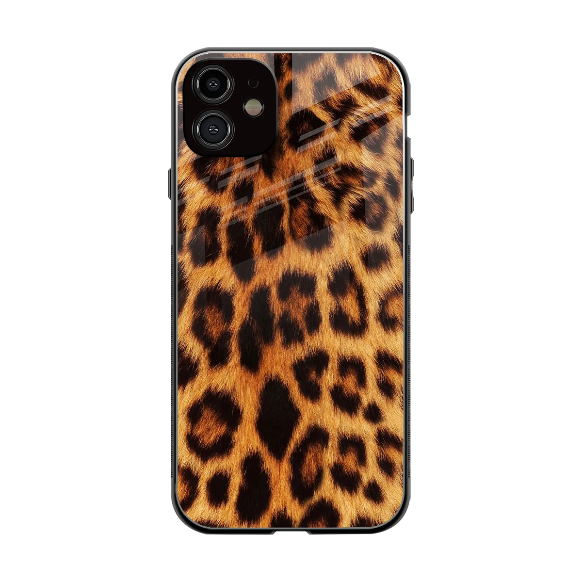 Cheetah Fur back phone cover | glass case for iphone 11