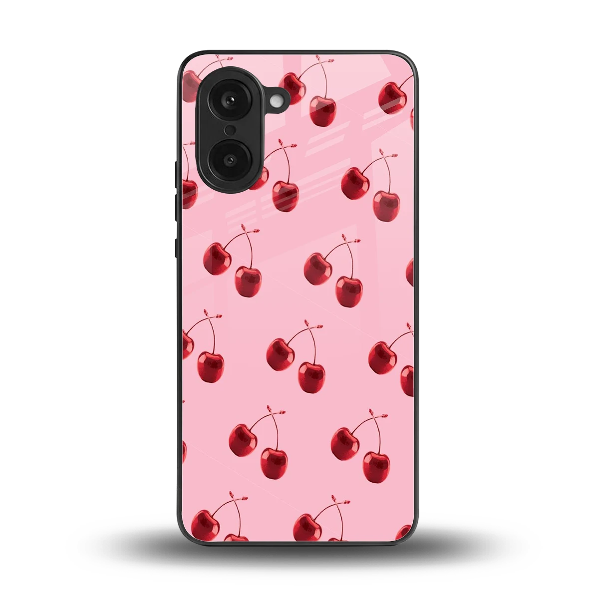 Cherries back phone cover | glass case for oneplus nord ce5 5g