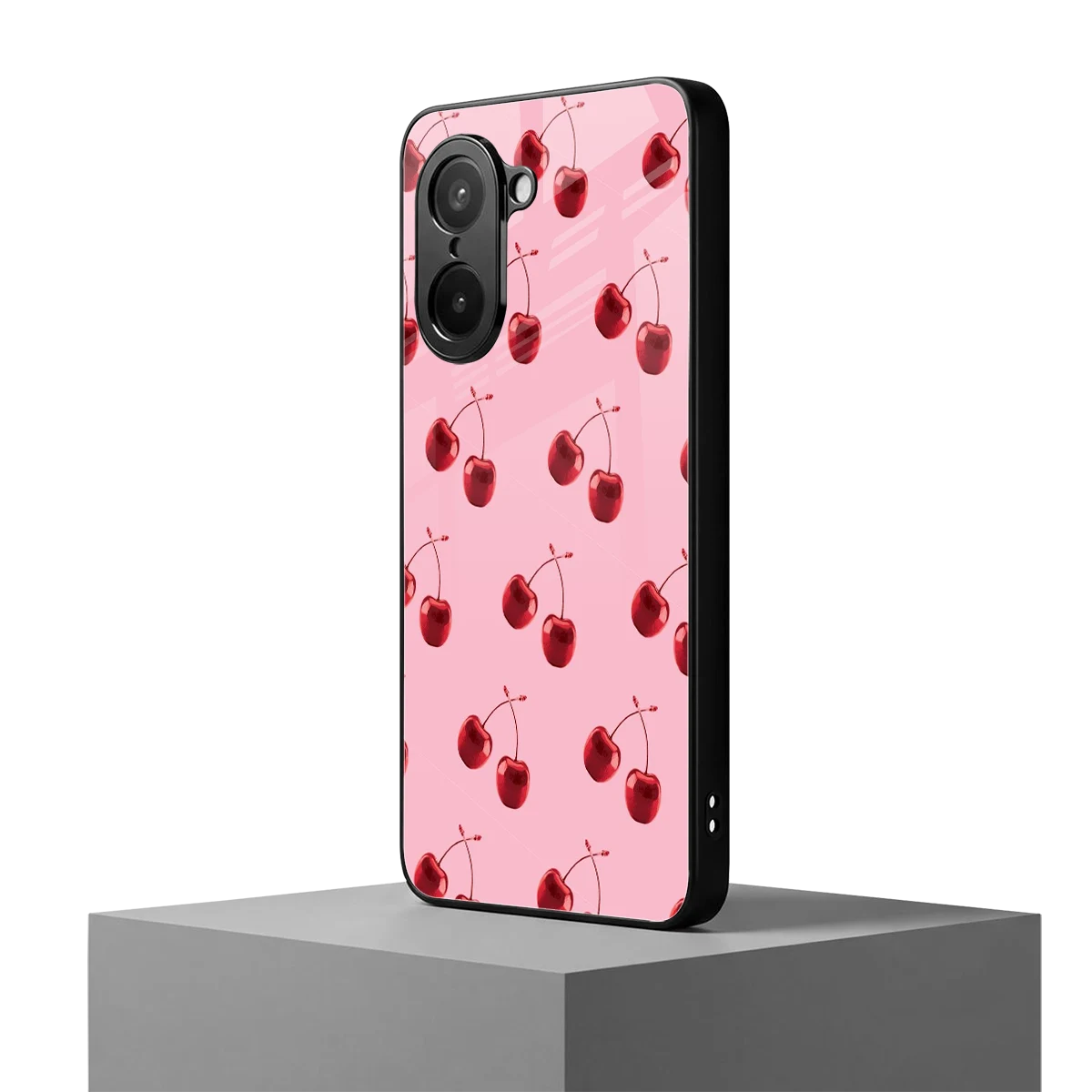 Cherries oneplus nord ce5 5g mobile cover | shockproof glass phone case