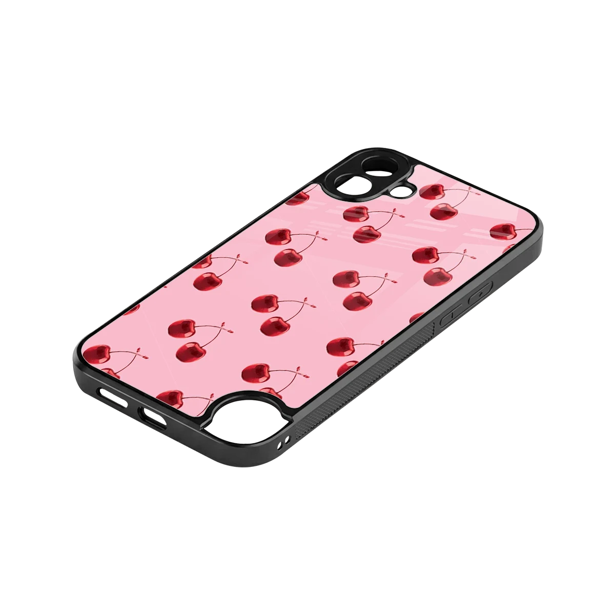 Cherries stylish phone case for cmf nothing phone 1 | glossy glass and slim fit