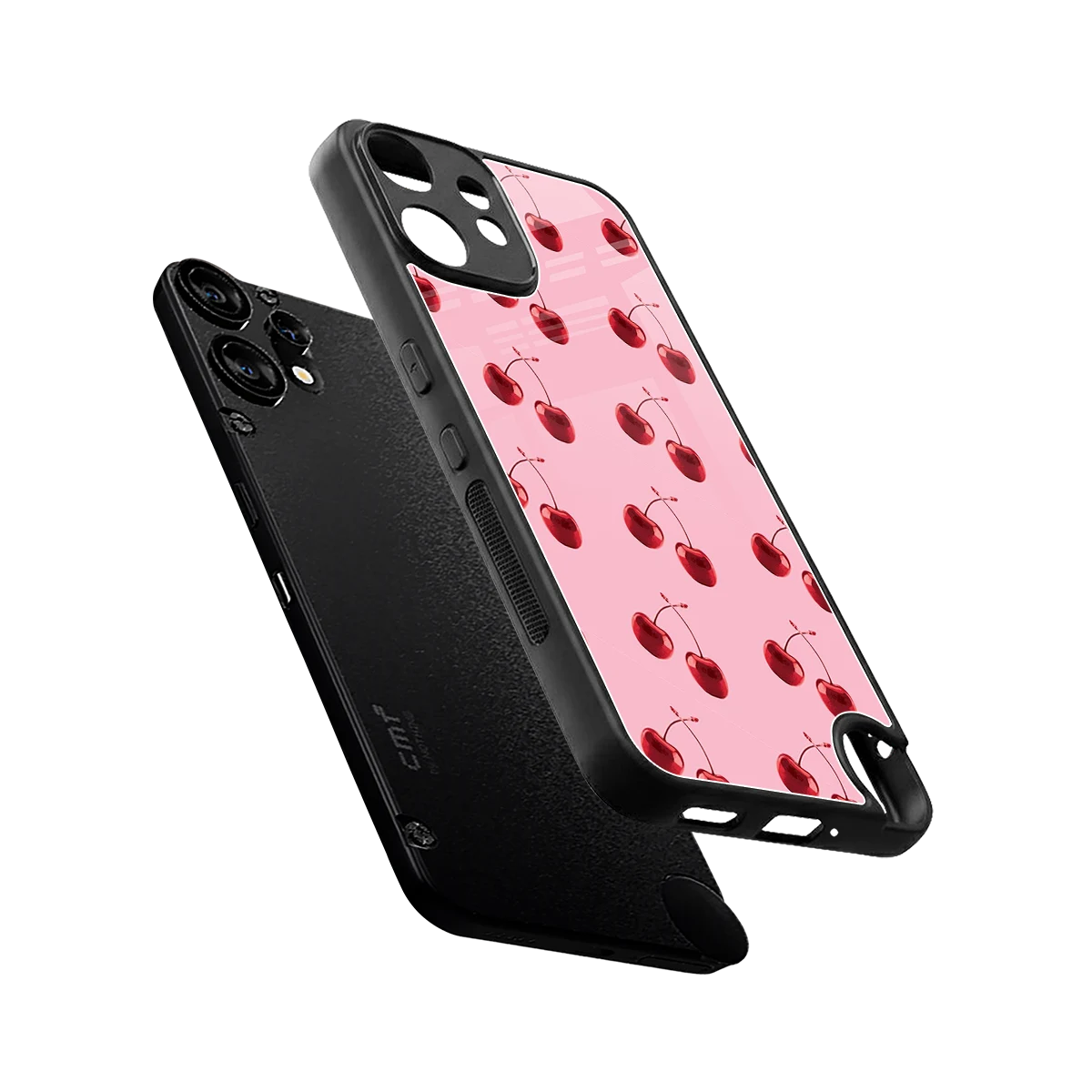 Cherries sleek cmf nothing phone 2 pro cover with tempered glass back and TPU edges