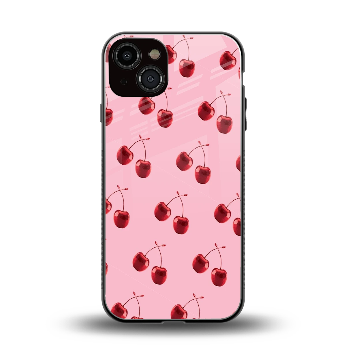 Cherries back phone cover | glass case for iphone 14