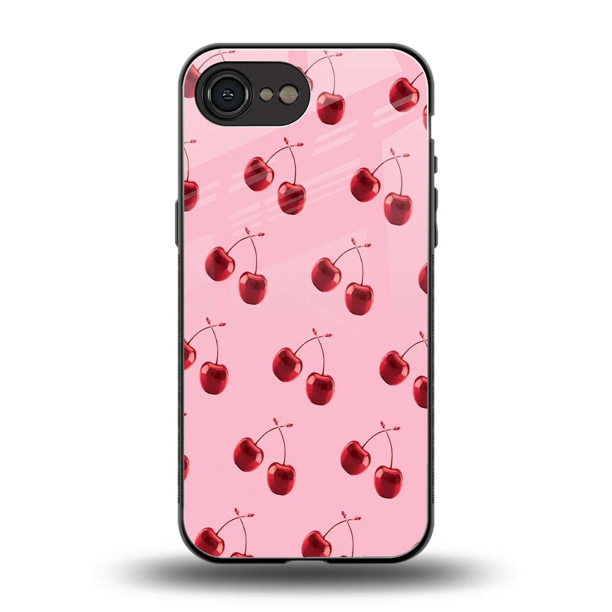 Cherries back phone cover | glass case for iphone 16e