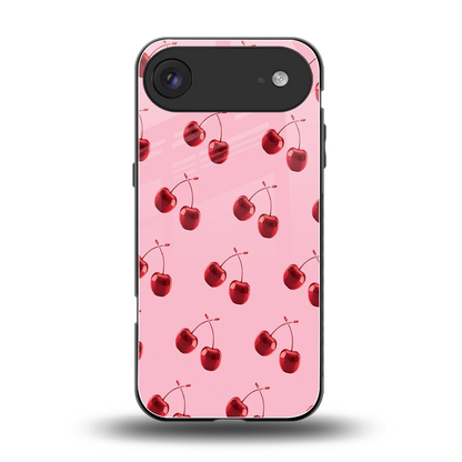Cherries back phone cover | glass case for iphone air