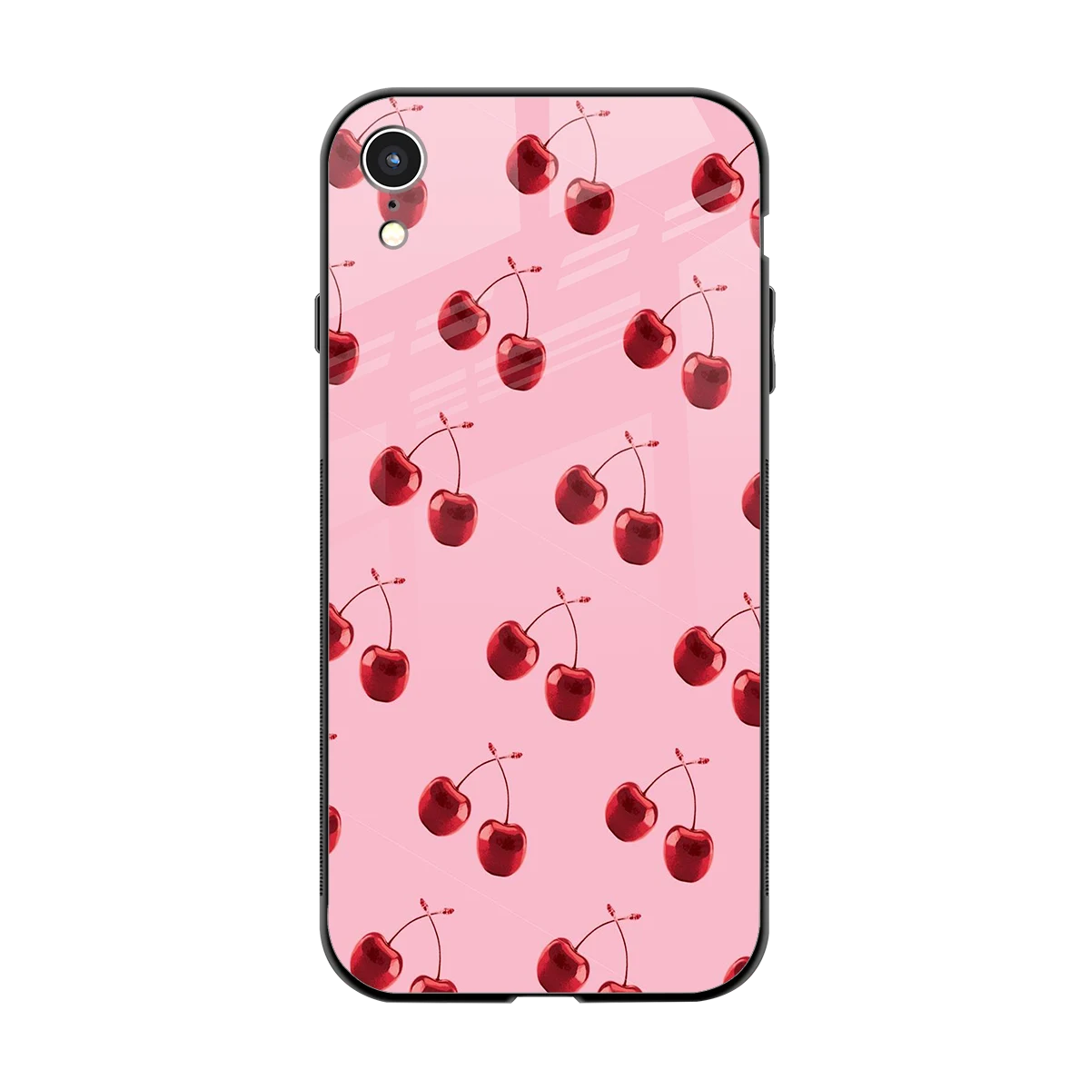 Cherries back phone cover | glass case for iphone xr