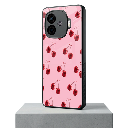Cherries iqoo neo 10r 5g mobile cover | shockproof glass phone case