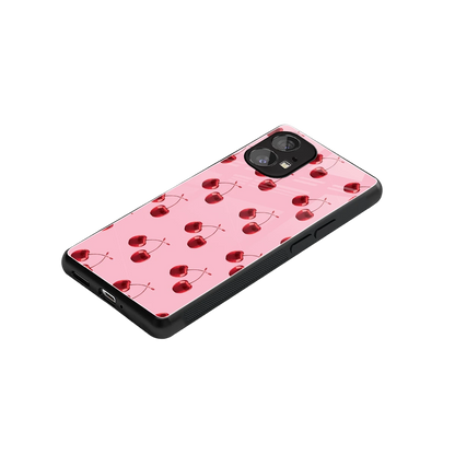 Cherries stylish phone case for nothing phone 1 | glossy glass and slim fit