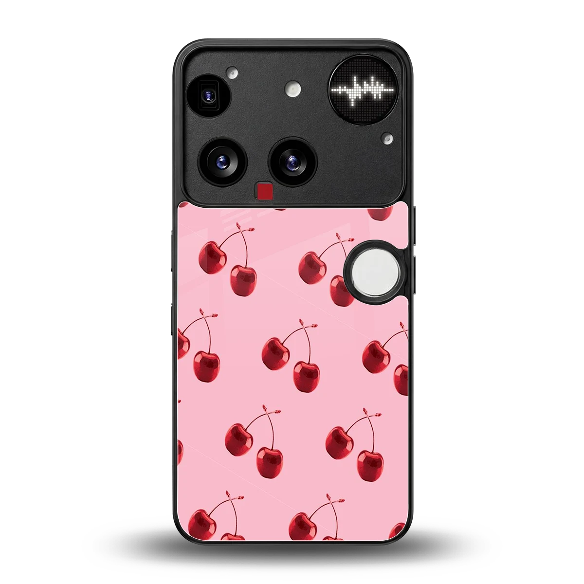 Cherries back phone cover | glass case for nothing phone 3