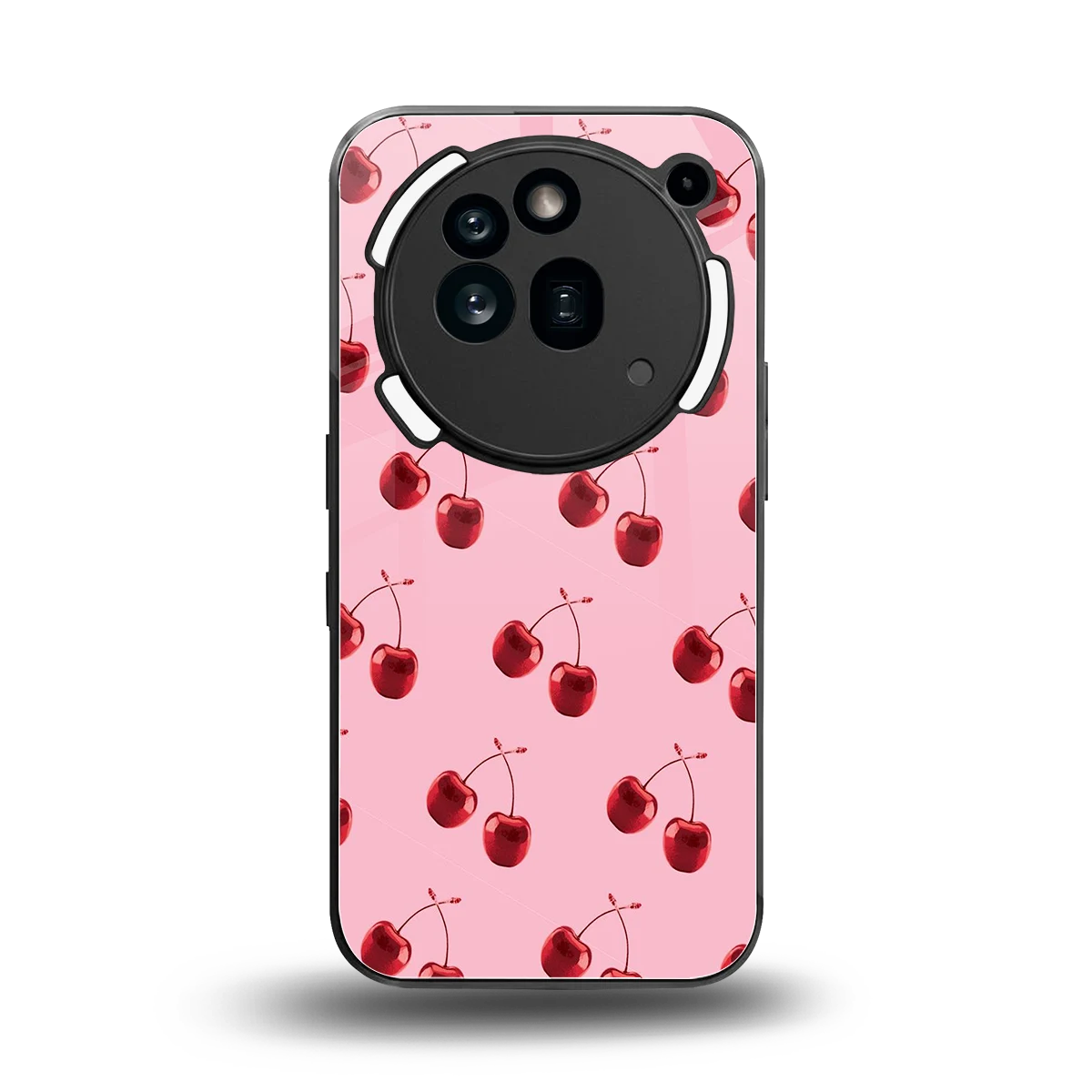 Cherries back phone cover | glass case for nothing phone 3a pro