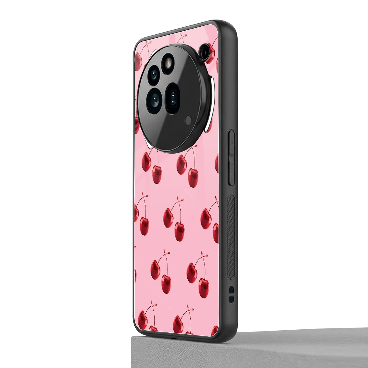 Cherries nothing phone 3a pro mobile cover | shockproof glass phone case