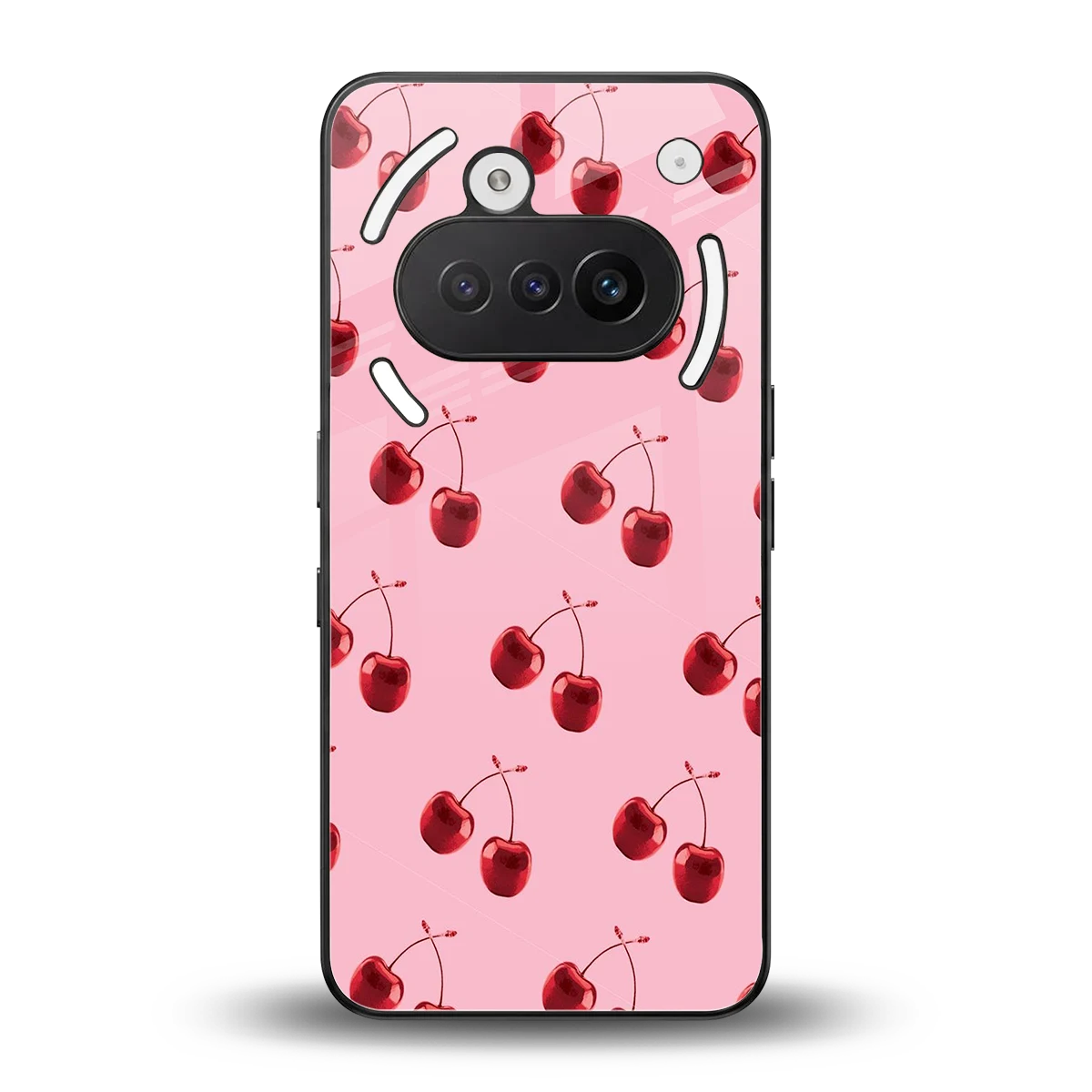Cherries back phone cover | glass case for nothing phone 3a