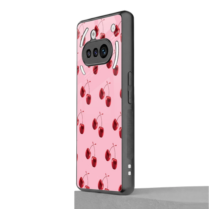 Cherries nothing phone 3a mobile cover | shockproof glass phone case