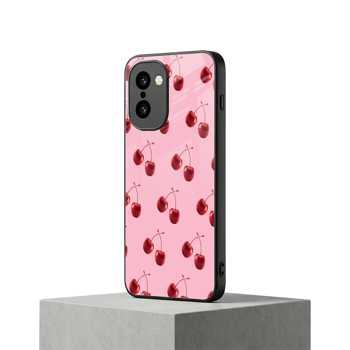Cherries oneplus 15r mobile cover | shockproof glass phone case