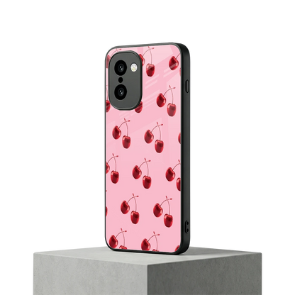 Cherries oneplus 15r mobile cover | shockproof glass phone case