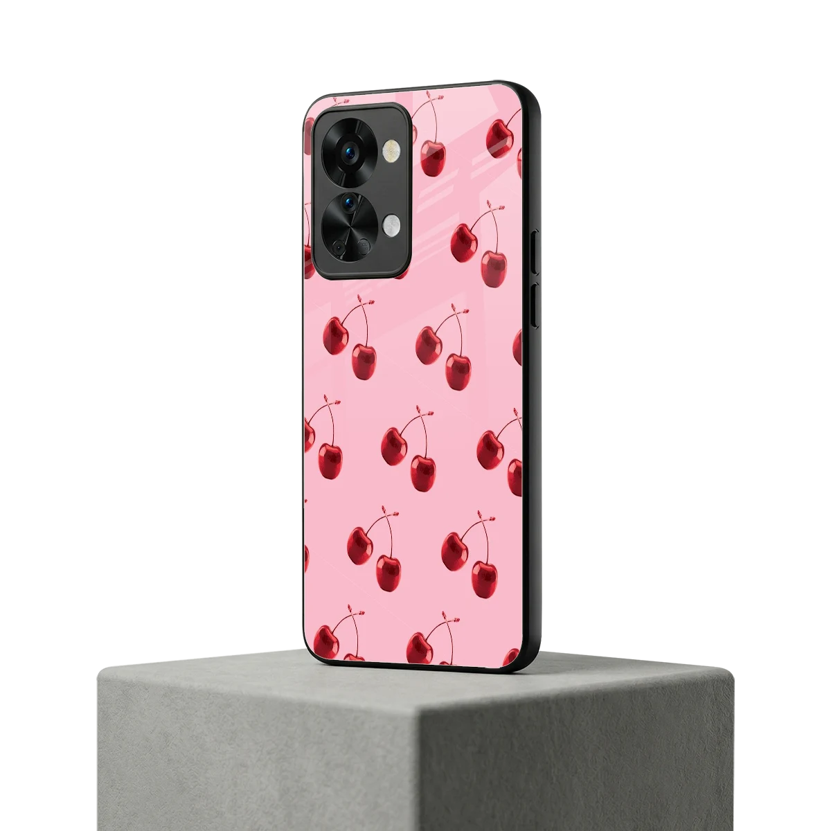 Cherries oneplus nord 2t mobile cover | shockproof glass phone case