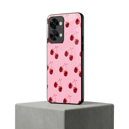 Cherries oneplus nord 2t mobile cover | shockproof glass phone case