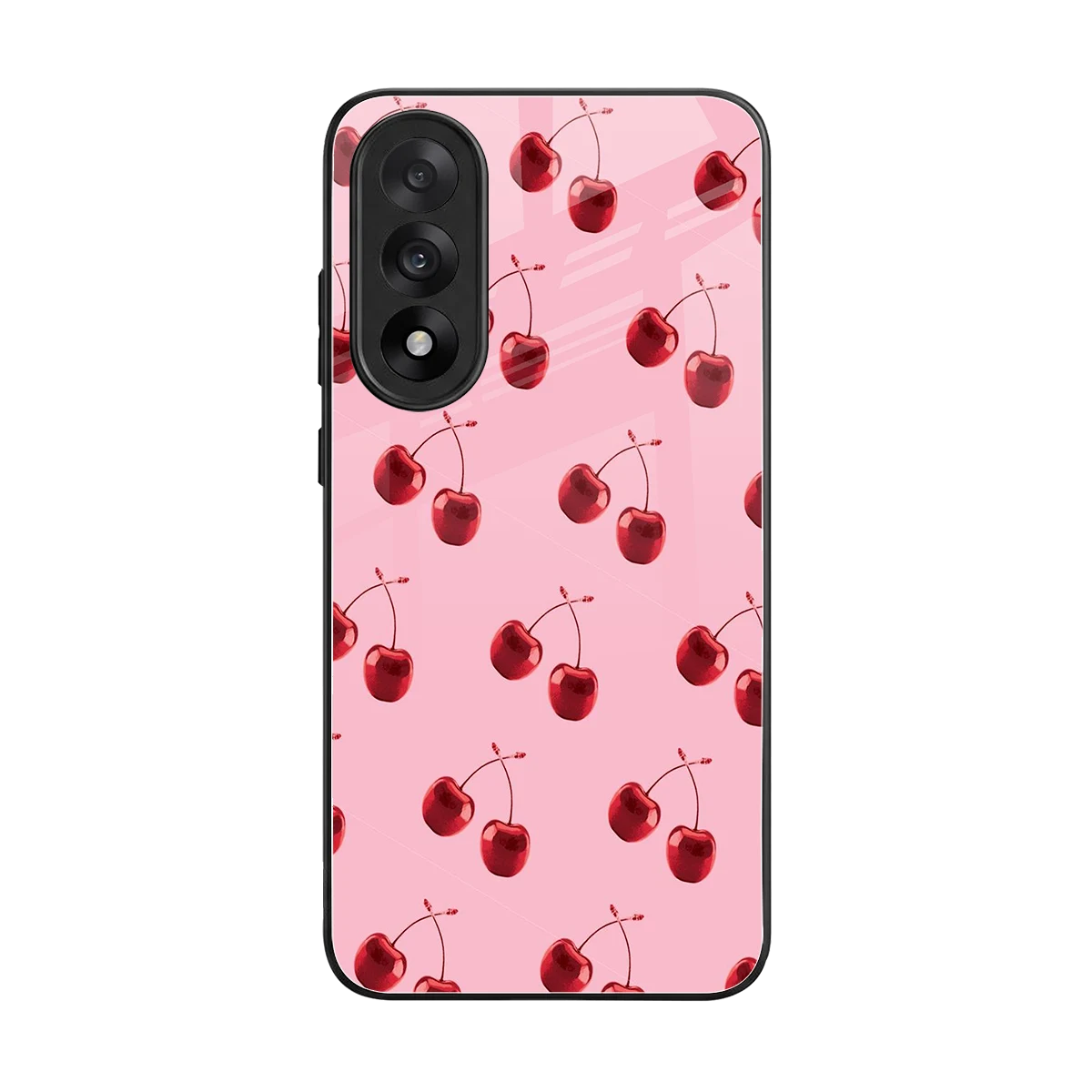 Cherries back phone cover | glass case for oneplus nord 5
