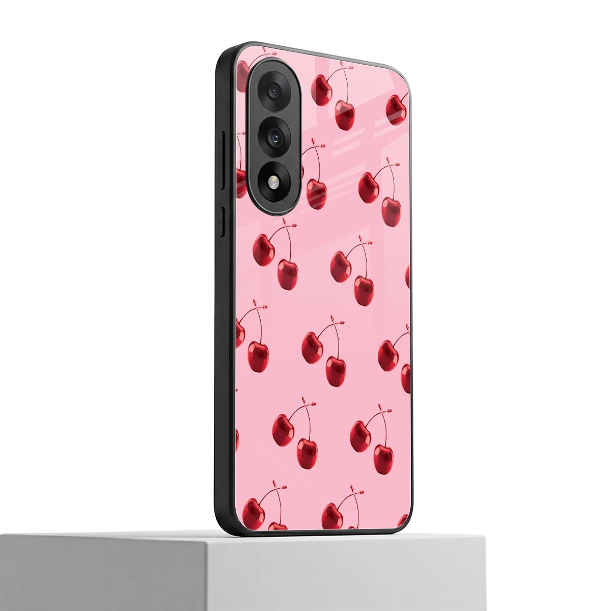 Cherries oneplus nord 5 mobile cover | shockproof glass phone case