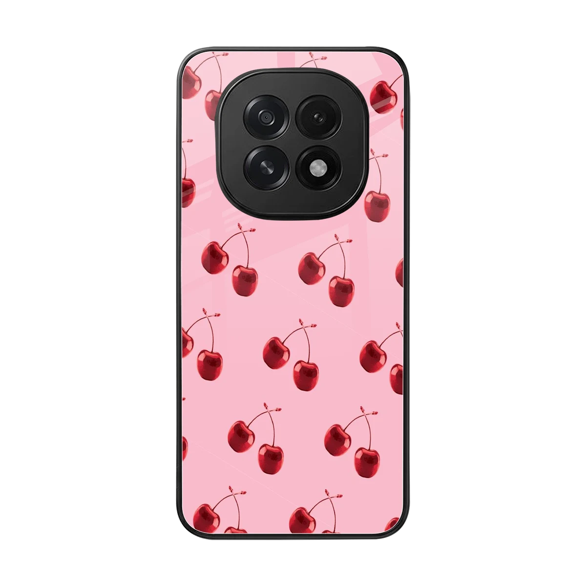 Cherries back phone cover | glass case for oppo f29 5g