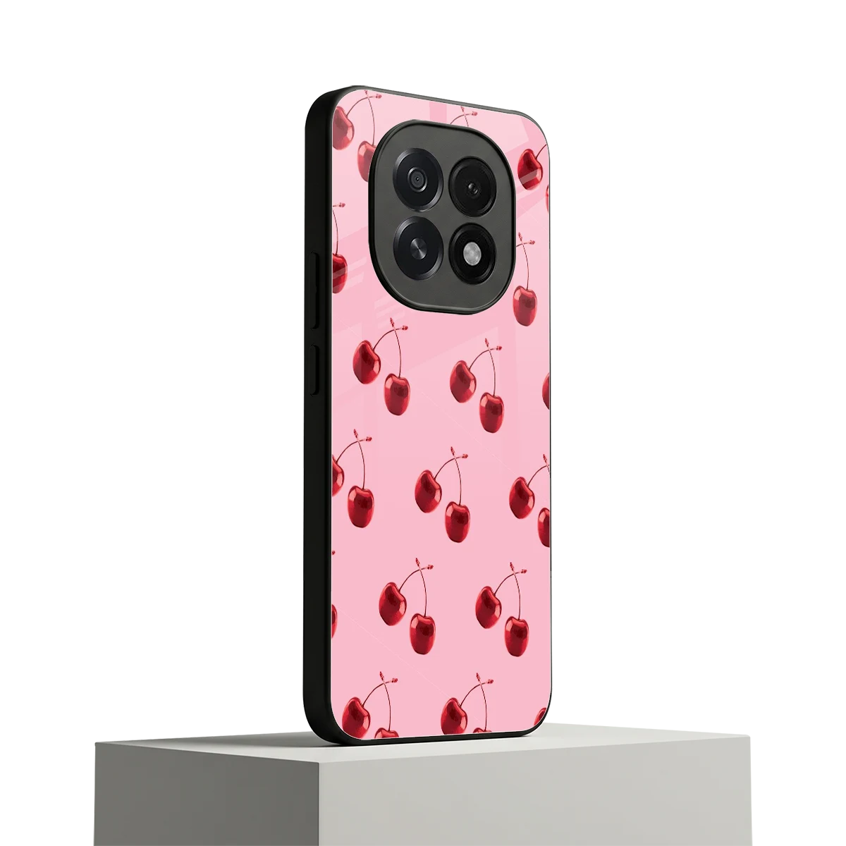 Cherries oppo f29 5g mobile cover | shockproof glass phone case