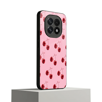 Cherries oppo f29 5g mobile cover | shockproof glass phone case