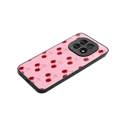 Cherries stylish phone case for oppo f29 5g | glossy glass and slim fit