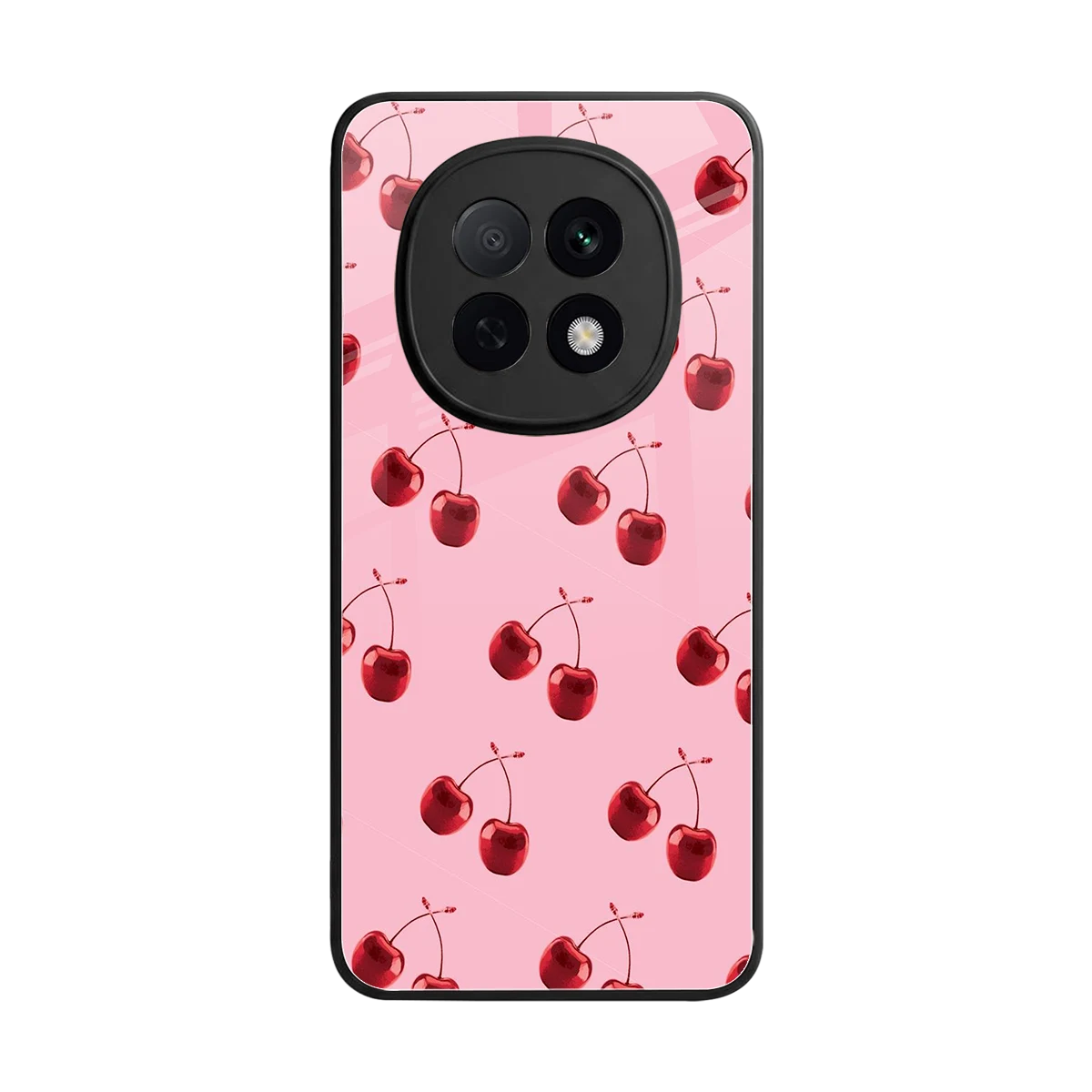 Cherries back phone cover | glass case for oppo f29 pro 5g