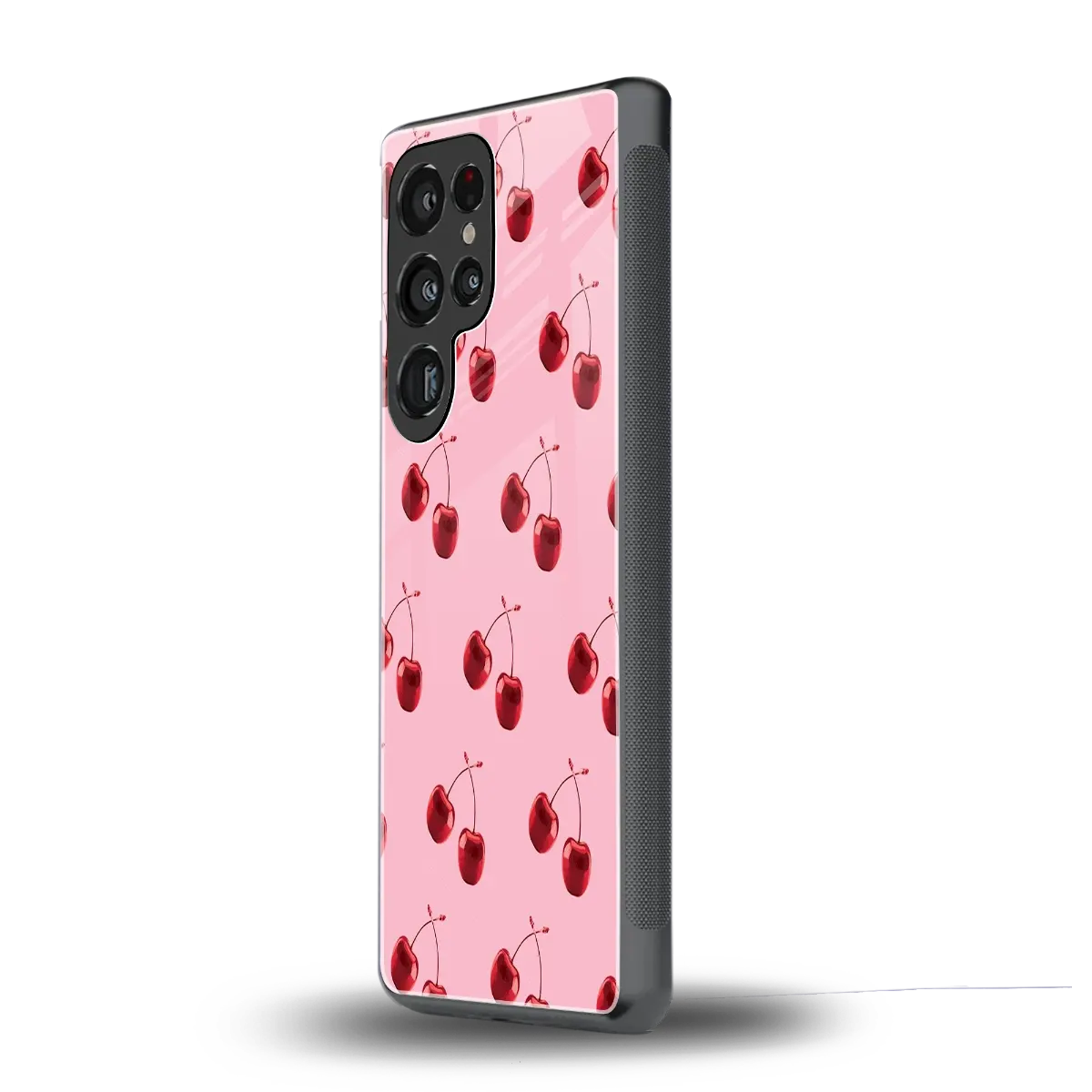 Cherries samsung galaxy s25 ultra mobile cover | shockproof glass phone case