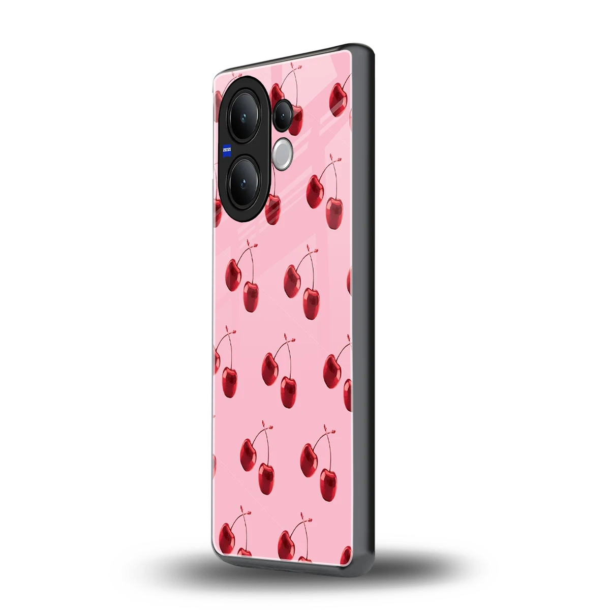 Cherries vivo v60 mobile cover | shockproof glass phone case