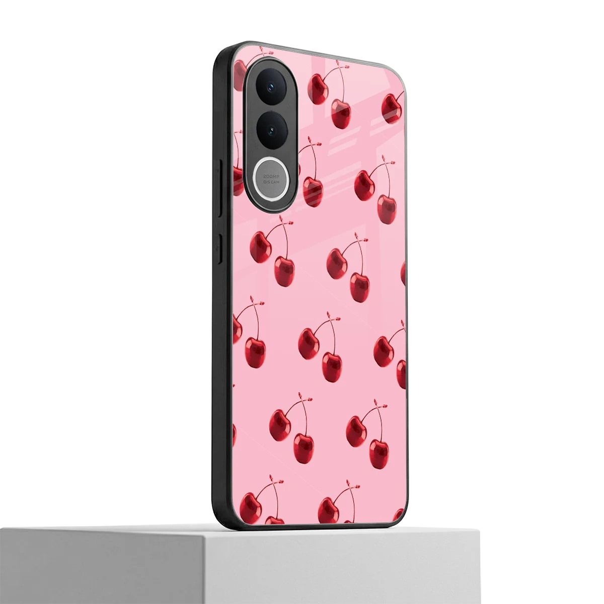 Cherries vivo v70 fe mobile cover | shockproof glass phone case