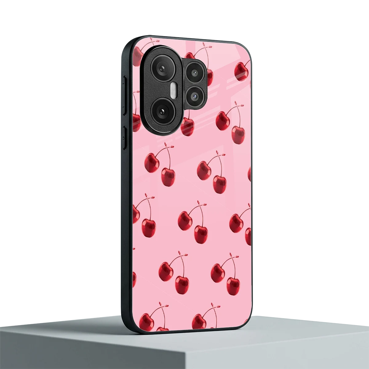Cherries vivo x200 fe mobile cover | shockproof glass phone case