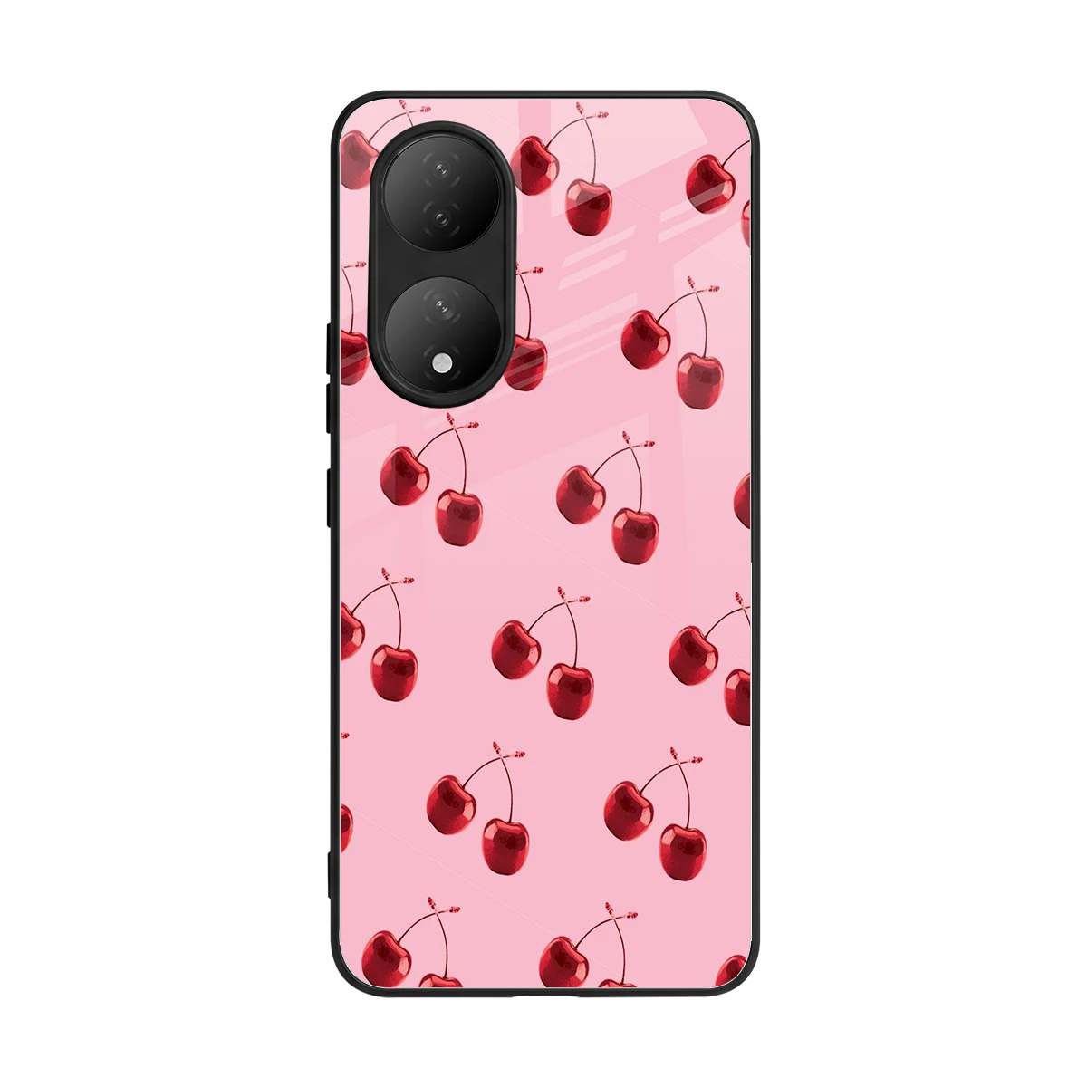 Cherries back phone cover | glass case for Vivo-y100