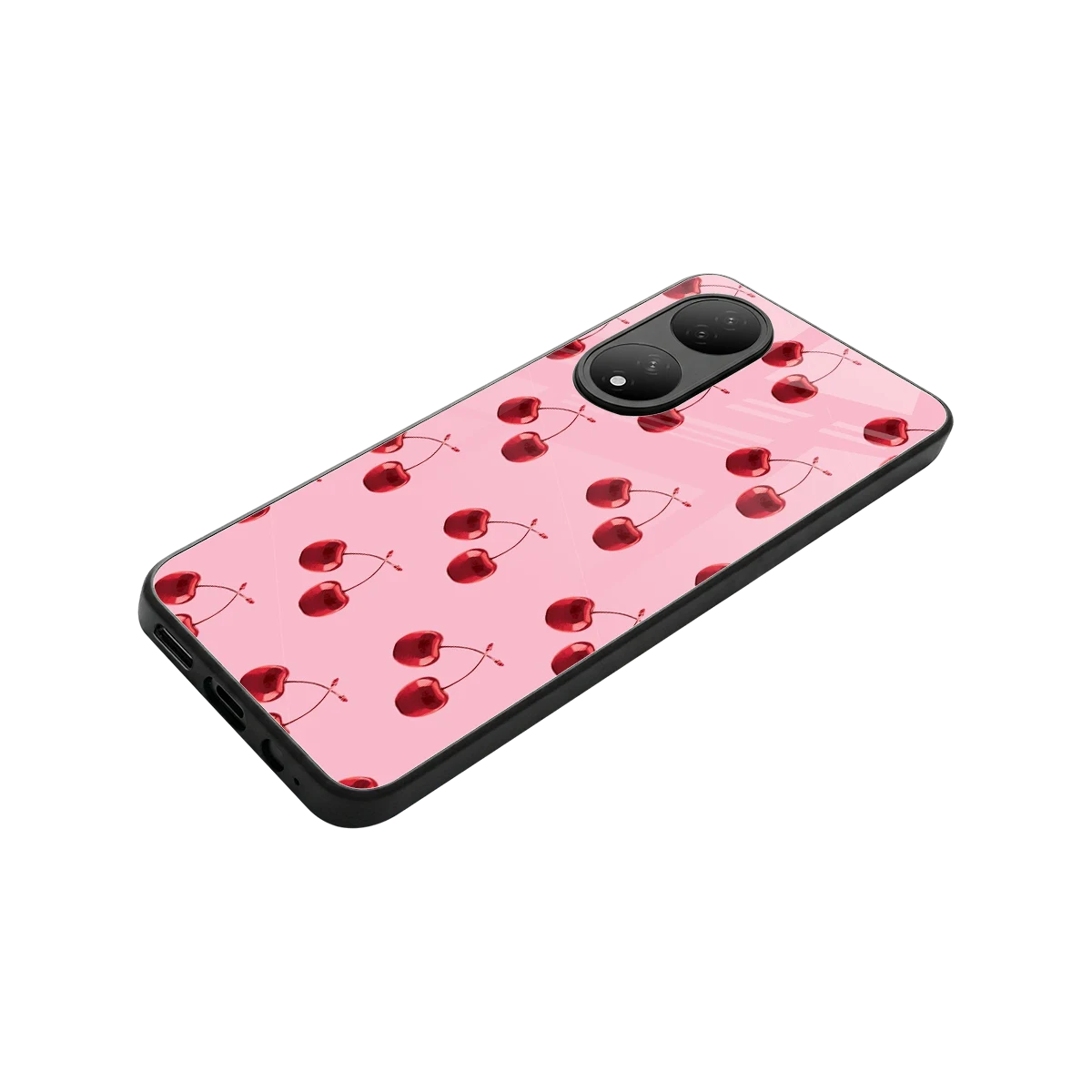 Cherries stylish phone case for Vivo-y100 | glossy glass and slim fit