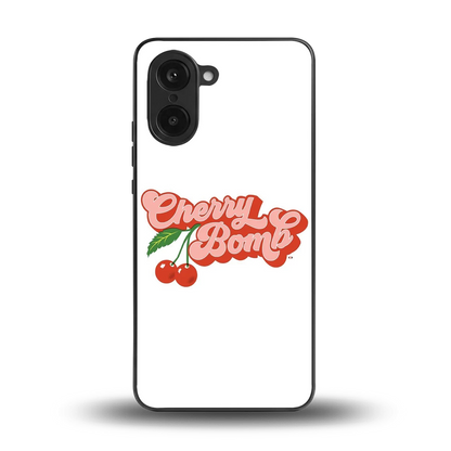Cherry Bomb back phone cover | glass case for oneplus nord ce5 5g