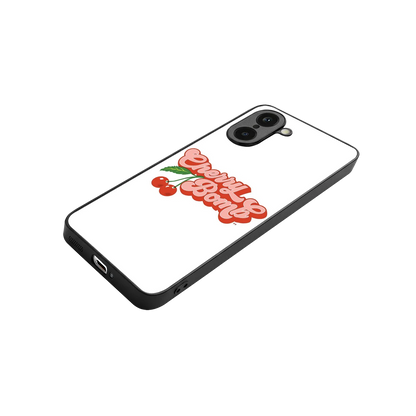 Cherry Bomb stylish phone case for oneplus nord ce5 5g | glossy glass and slim fit