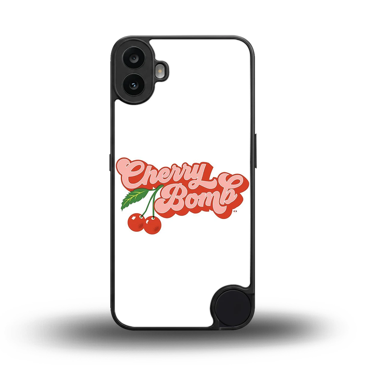 Cherry Bomb back phone cover | glass case for cmf nothing phone 1